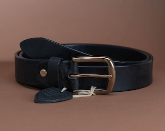 1.5" Belt,Hand Made Leather Belt, Men's Leather Belt for Jeans,Gift for Him, High Quality Leather Belt