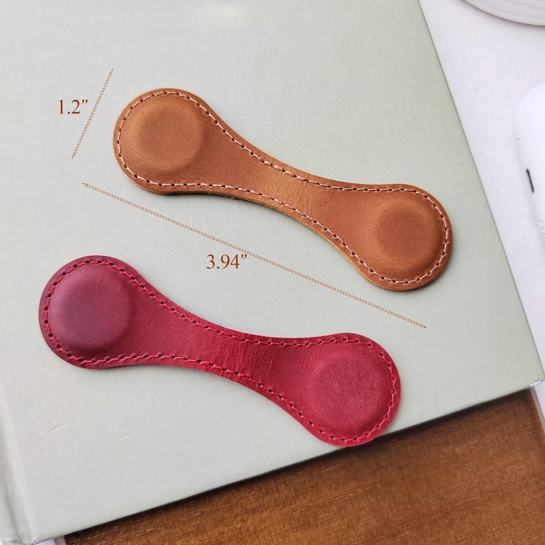 Customized Leather Bookmark, Reader Gift, Book Lover Gift