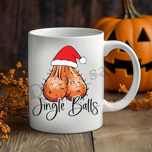 Jingle Balls Christmas for Mug || PNG Digital Downloader