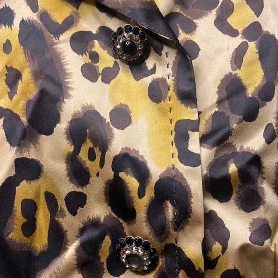 Vintage St. John Animal Print Blazer Jacket - image 6