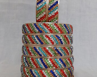 4 Plastic Bangles rose golden Color Women Fashion Bangles Accessories Plastic Bangles for Women and Girls
