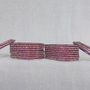 12 Glass Bangles Wine Color Women Fashion Bangles Accessories Glass Bangles for Women and Girls