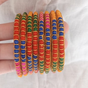 4 Glass Bangles  golden Color Women Fashion Bangles Accessories Glass Bangles for Women and Girls