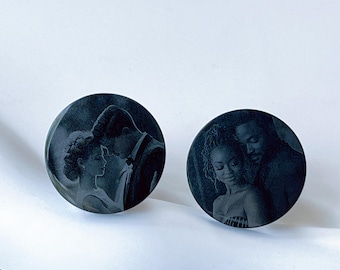 Custom Wedding Cuff Links for Groom, Personalized Photo Cufflinks, Groomsmen CuffLinks, Father Of The Bride Gift,  Wedding Gift For Dad