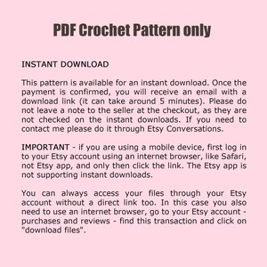 Crochet Baby Dress Pattern, Long Sleeve, 0-4 Years (PDF Pattern) image 4