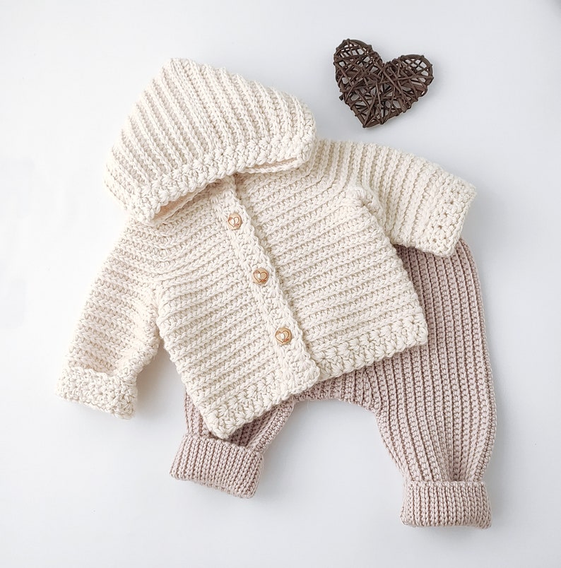 Patrón de pantalón de bebé a crochet, talla única. SOLO EN INGLÉS. imagen 4