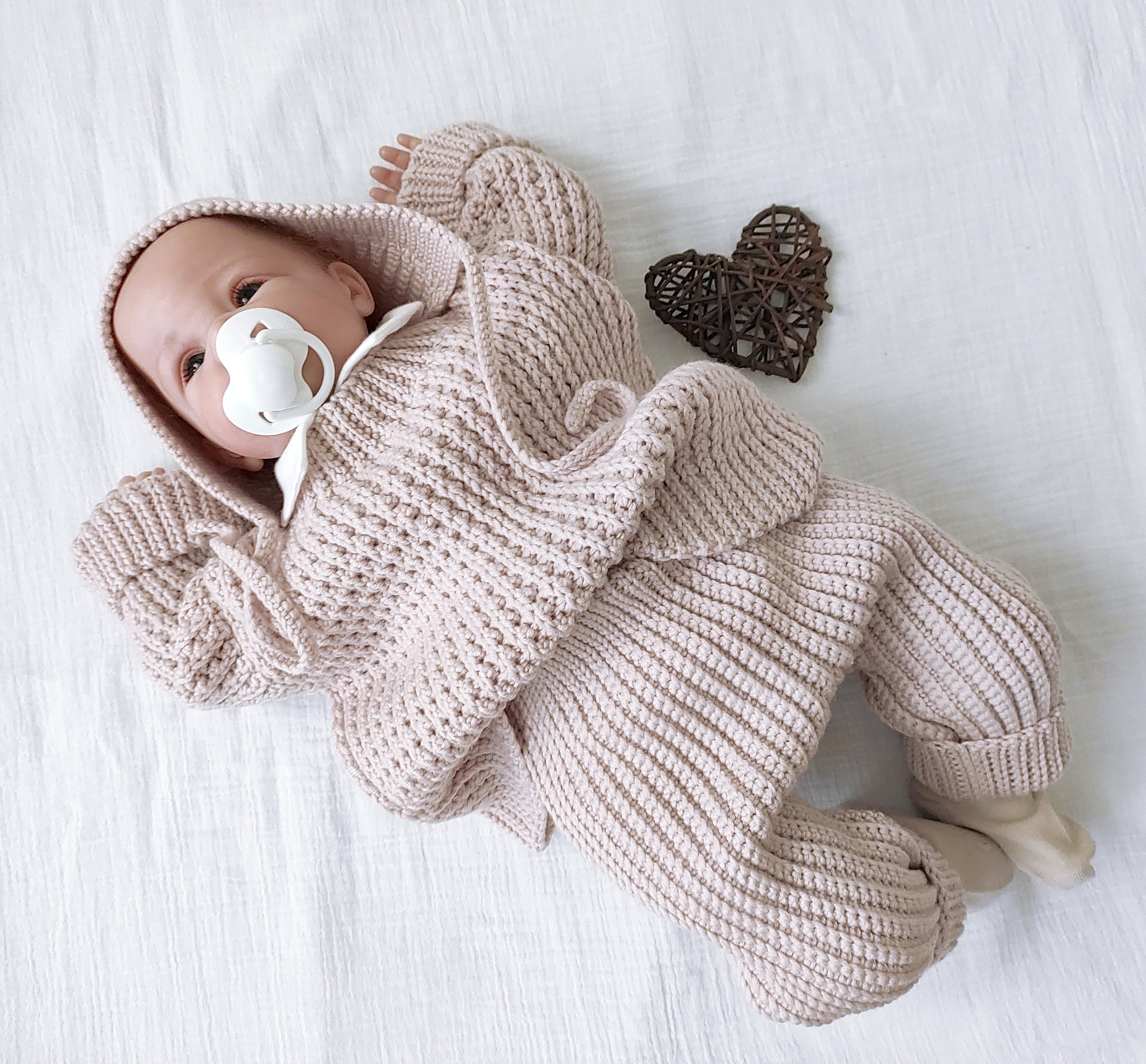 Crochet patterns: baby sweater, hat and pants - cozy baby set. ONLY IN ENGLISH