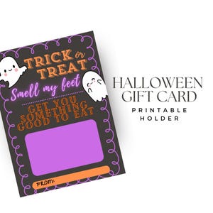 Porta-cartão-presente de doces ou travessuras para o Halloween. Perfeito para professor, pai, colega de trabalho ou amigo