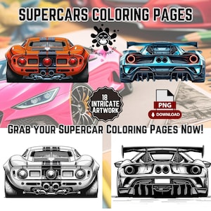 18 Supercars Coloring Pages for Cars Sport Cars Coloring Pages Adult Coloring Pages Racing Cars Coloring Pages Super Cars Coloring Pages