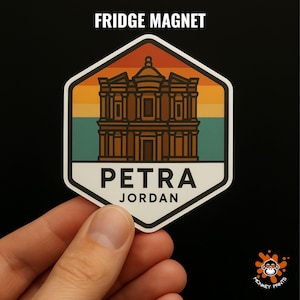 Set of 3 Petra Jordan Fridge Magnet of Petra Jordan Petra Jordan Travel Magnet Petra Jordan Magnet Petra Fridge Magnet