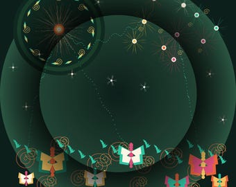 Quilling Art Print – Dragonfly Flower Mandala Wall Art (Digital Download)