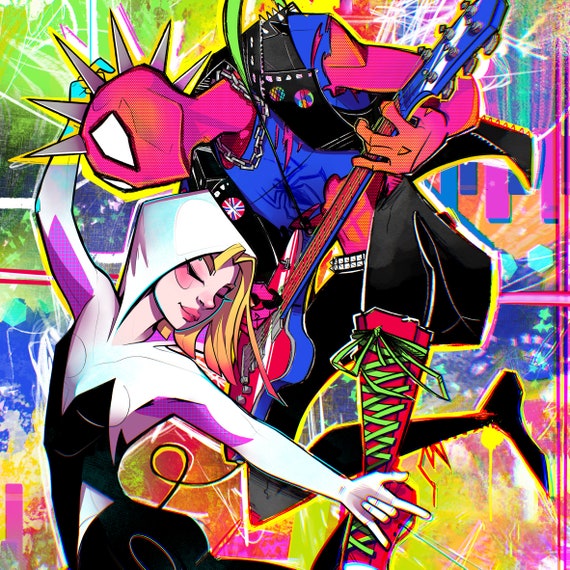 Spider Punk X Spider Gwen - Etsy