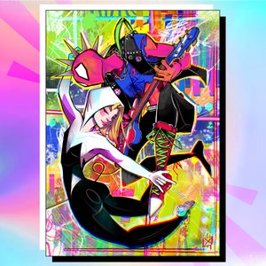 Spider Punk x Spider Gwen