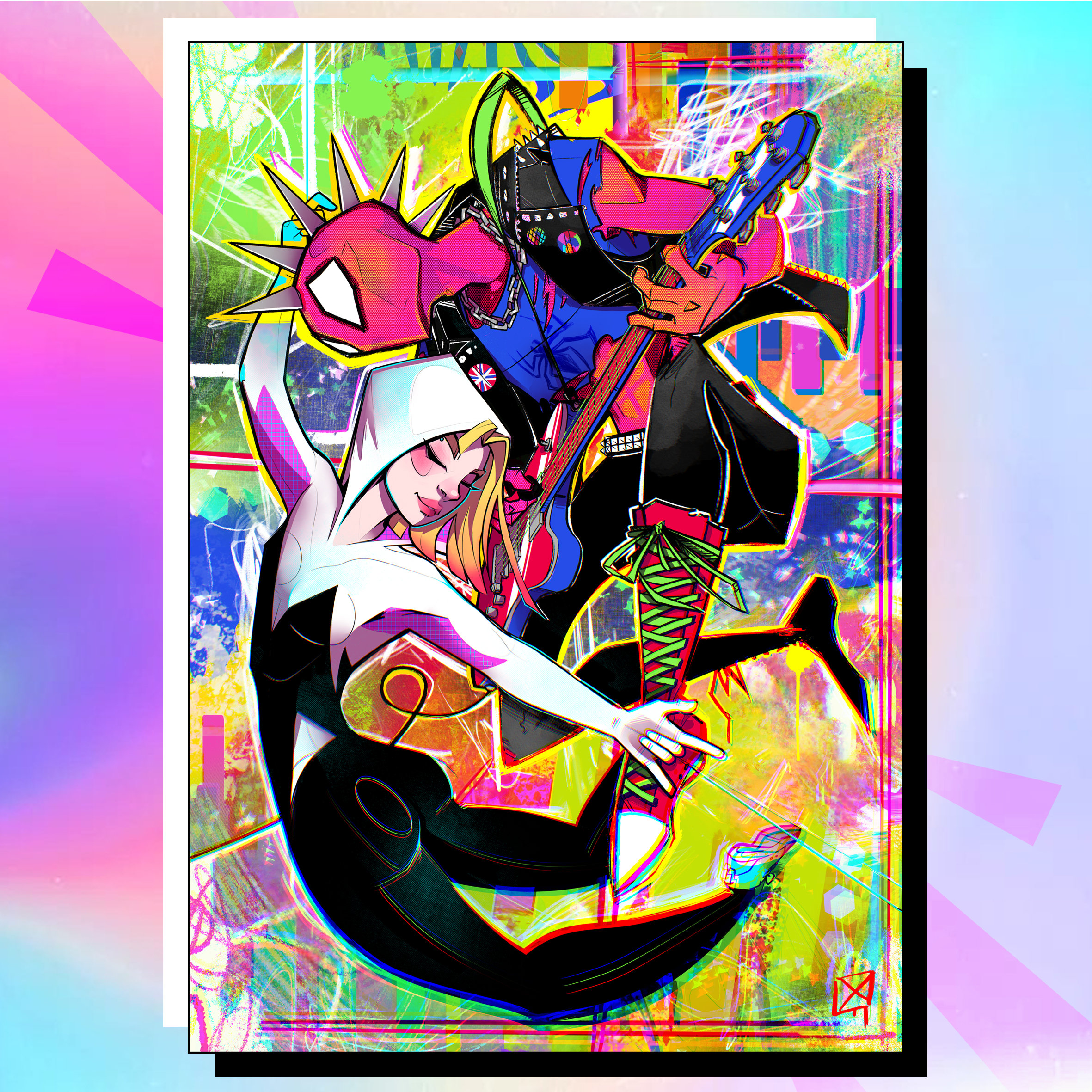 Spider Punk X Spider Gwen - Etsy