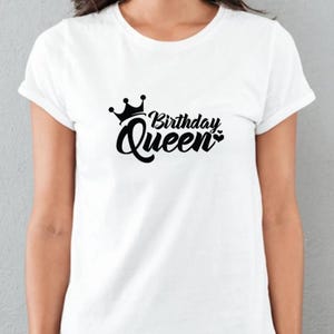 Birthday Queen svg, Birthday svg, Queen svg, Birthday Queen Sublimation designs, Cricut, Png, Svg, sublimation, decal, Cameo, instant
