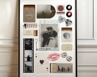 Editable Matchbox Poster Template: Custom Collage Wall Art (Digital Download)