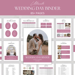 Ultimate Wedding Day Binder Template: Planner & Checklists (Digital)