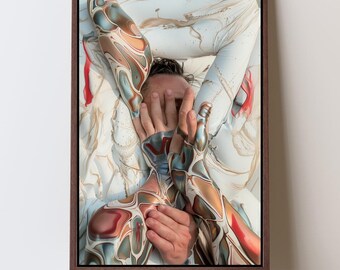 Impresión de arte figurativo surrealista: Bellas artes Giclée modernas