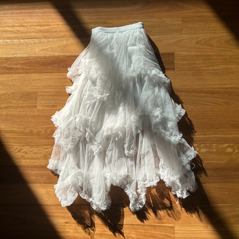 Everyday White Tulle Skirt