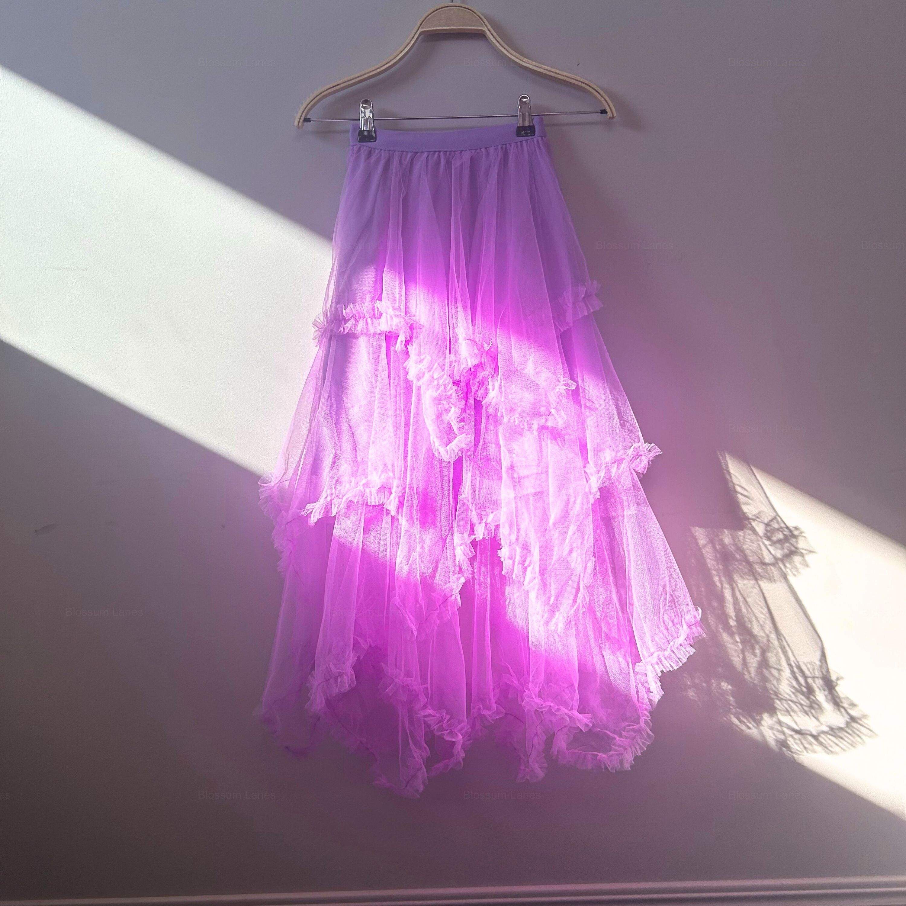 RUTH SKIRT-EMMA FLORAL PURPLE main image 1