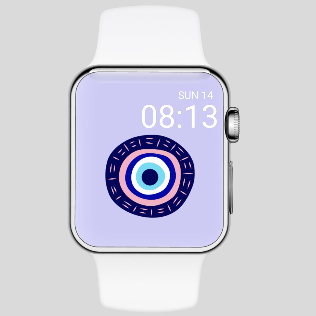 Greek Evil Eye Apple Watch Wallpaper for Your Apple Watch Face Etsy