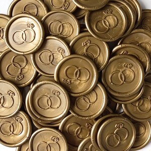Pegatinas de sello de cera Sello de cera personalizado para boda