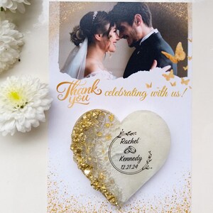 Wedding Party Favors for Guests Magnet Wedding Gifts for Guests favors for guests resin magnet gift epoxy magnet Bridal Shower Favors