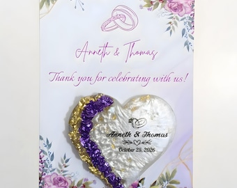 Personalized Magnet Favor Wedding Magnet Engagement gift Bridal Shower Favors