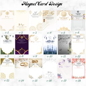 Eid Mubarak Magnet Favor Ramadan Kareem Islamic Gifts Islamic Favor for Eid Ramadan favors Ayatul Kursi Magnet Favors image 14