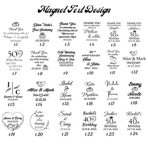 Muslim wedding favors - Ayatul Kursi Wedding Magnet Favors - Aqeeqah Favor - Islamic Wedding Nikah Favor Custom Islamic Gift image 15