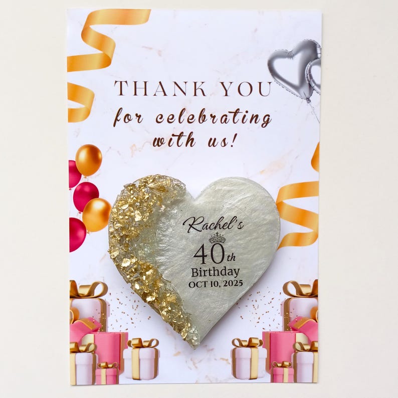 40th 50th 60th 70th 80th Birthday Magnet Favors First Magnet Favors Birthday Magnet Gift for Guest 1st Birthday Magnet image 1