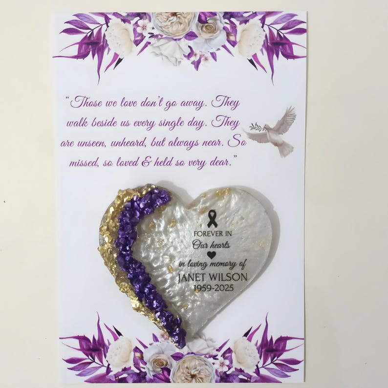 Funeral Favors Remembrance gift Memorial Magnet Favor for Guest Personalized Memorial Gift Funeral magnet favor with card image 4