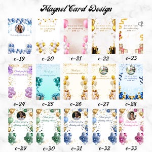40th 50th 60th 70th 80th Birthday Magnet Favors First Magnet Favors Birthday Magnet Gift for Guest 1st Birthday Magnet image 13