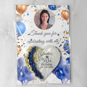 40th 50th 60th 70th 80th Birthday Magnet Favors First Magnet Favors Birthday Magnet Gift for Guest 1st Birthday Magnet image 11