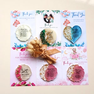 Magnet Wedding Gifts for Guests favors for guests resin magnet gift epoxy magnet Bridal Shower Favors zdjęcie 2