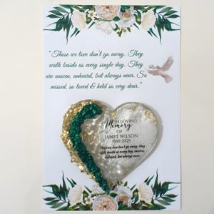Funeral Favors Remembrance gift Memorial Magnet Favor for Guest Personalized Memorial Gift Funeral magnet favor with card image 5