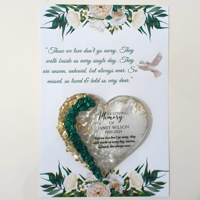 Funeral Favors Remembrance gift Memorial Magnet Favor for Guest Personalized Memorial Gift Funeral magnet favor with card image 5