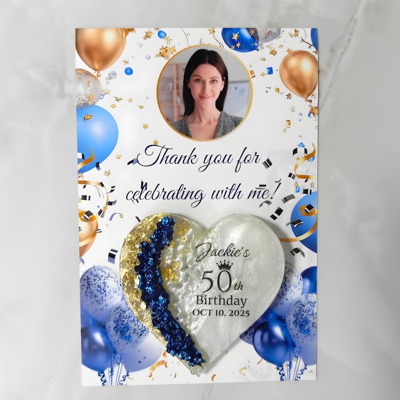 40th 50th 60th 70th 80th Birthday Magnet Favors First Magnet Favors Birthday Magnet Gift for Guest 1st Birthday Magnet image 5