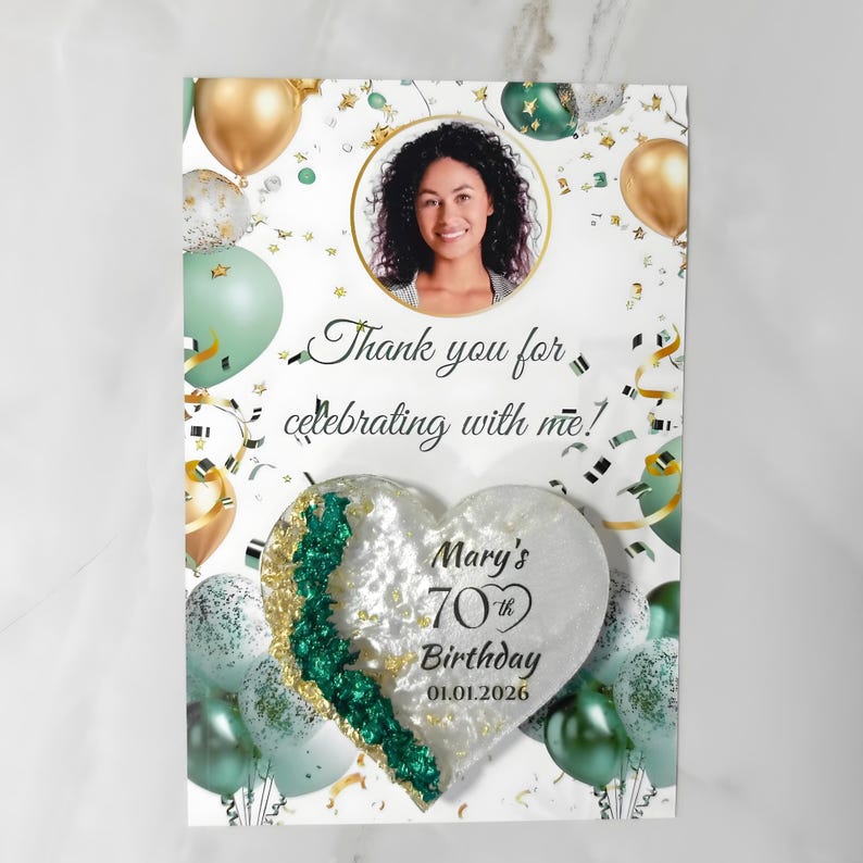 40th 50th 60th 70th 80th Birthday Magnet Favors First Magnet Favors Birthday Magnet Gift for Guest 1st Birthday Magnet image 8