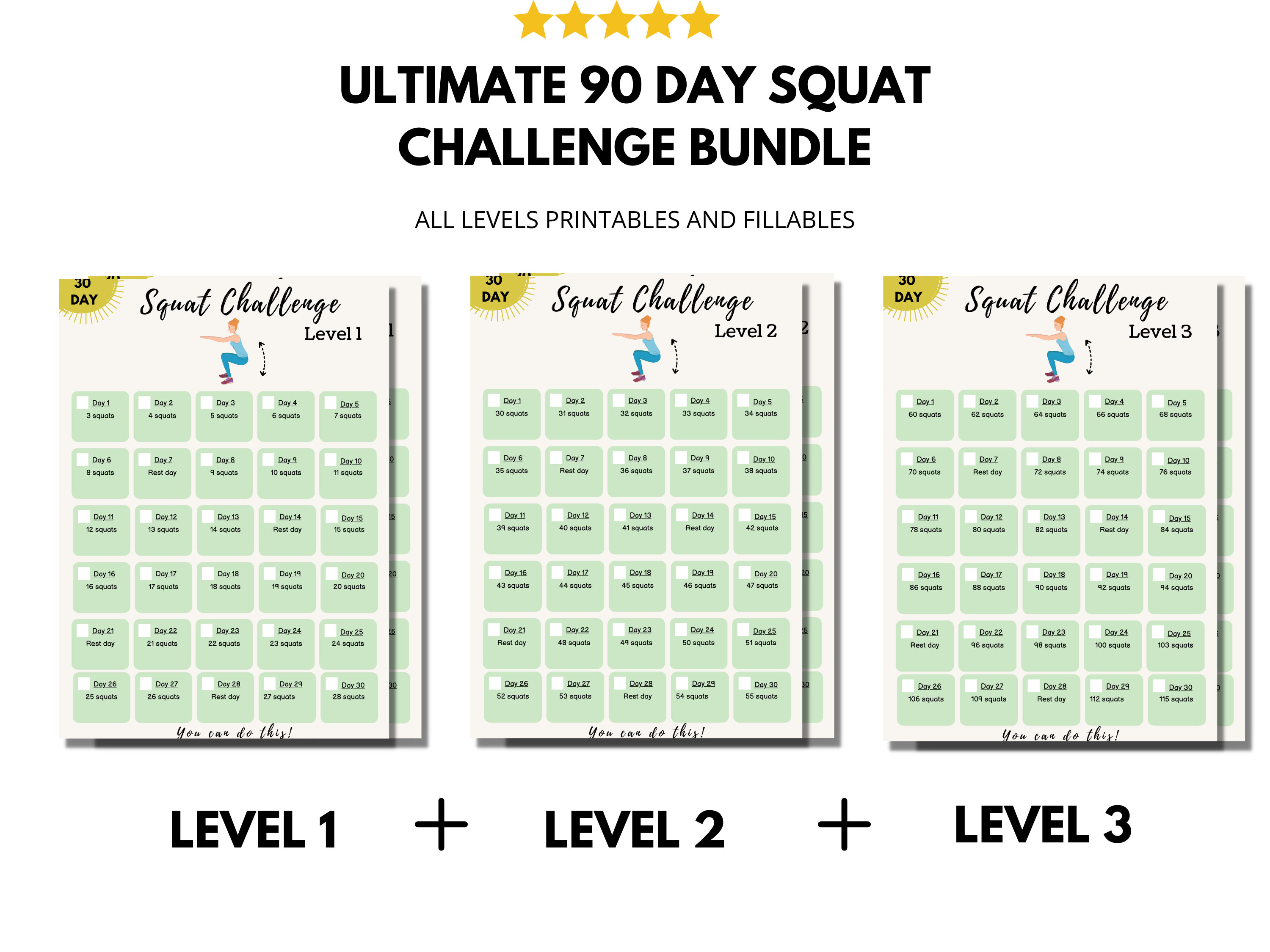 Daily squat routine sale