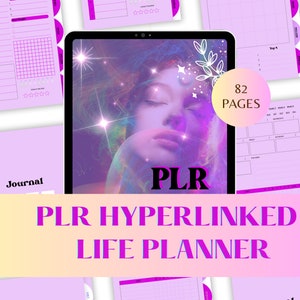 Digital Productivity Life Planner with Private Label Rights (PLR)