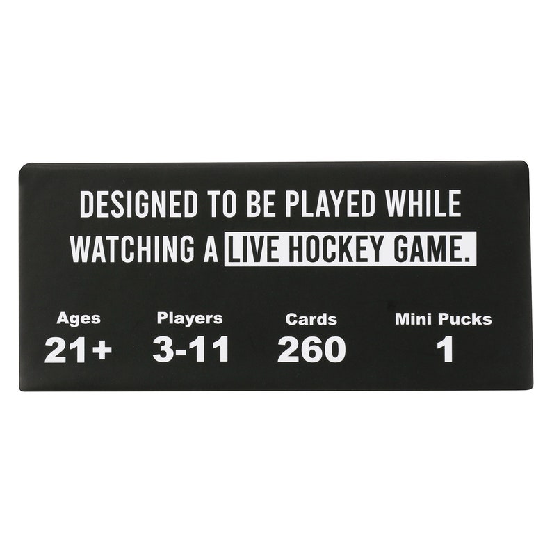 Watch Hockey Get Drunk the Live Hockey Drinking Game Etsy Canada
