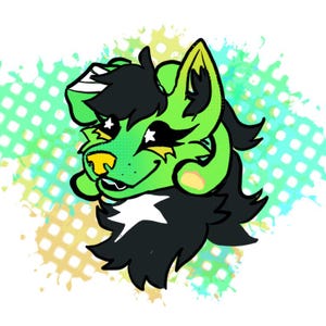 Alien Puppy Dino mask