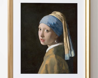 Vintage Woman Portrait Print: Antique Cottagecore Wall Art (Digital Download)