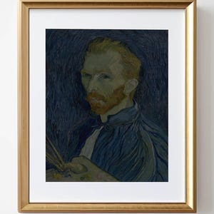 Vintage Gentleman Portrait Painting: Dark Academia Decor (Digital Download