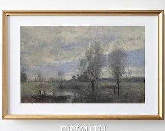 Vintage Painting Wall Art Decor Print Digital Download
