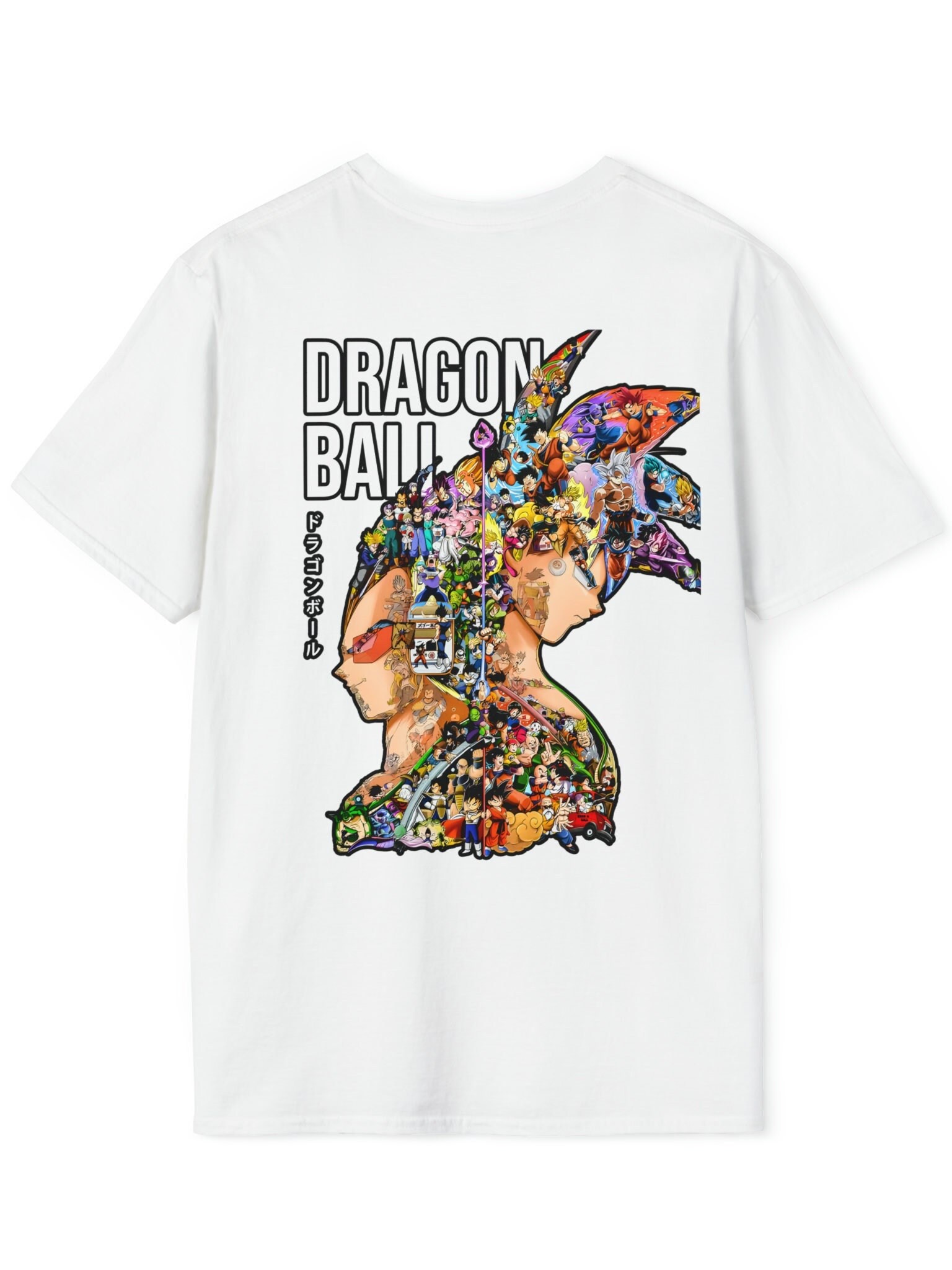 Dragon Ball Z Goku and Vegeta Back to Back Premium Anime Tshirt - Etsy