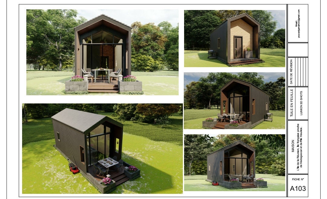 Tiny House Plan Etsy