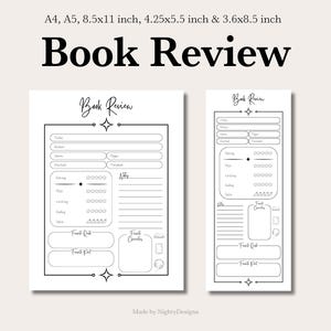 印刷可能な書評 | ブックマーク | ファンタジー リーダー ギフト | TBR トラッカー | デジタル ダウンロード | 読書好きへのギフト | 読書クラブのアイデア | Bookish