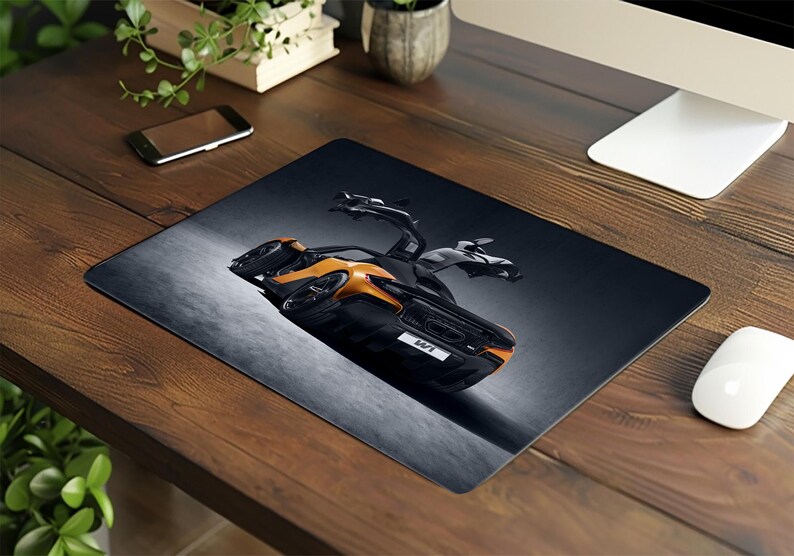 Racing Car Mouse Pad, Personalized Desk Mat Gift - Etsy